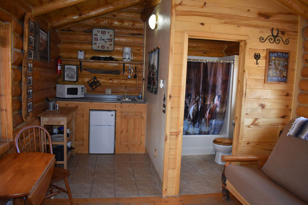 The Bronc Buster Log Cabin